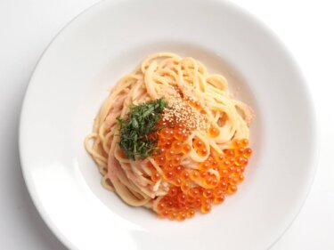 【最高アレンジ】いくらと明太子のパスタのレシピ/作り方