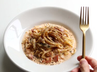 【ハマり味】白菜とキムチのクリームパスタのレシピ/作り方