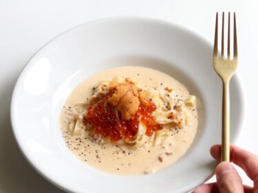 【至高の味】ウニのクリームパスタのレシピ/作り方